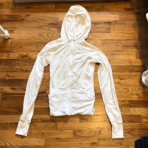 Lululemon reversible white jacket